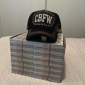 Black Studded CBFW Cap